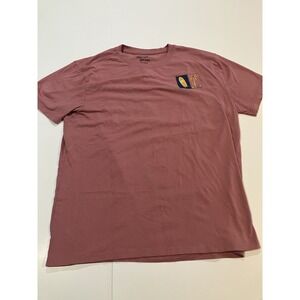 Maui And Sons Shirt Mens XL Red Corona Beer Palm Trees Beach Short Sleeve